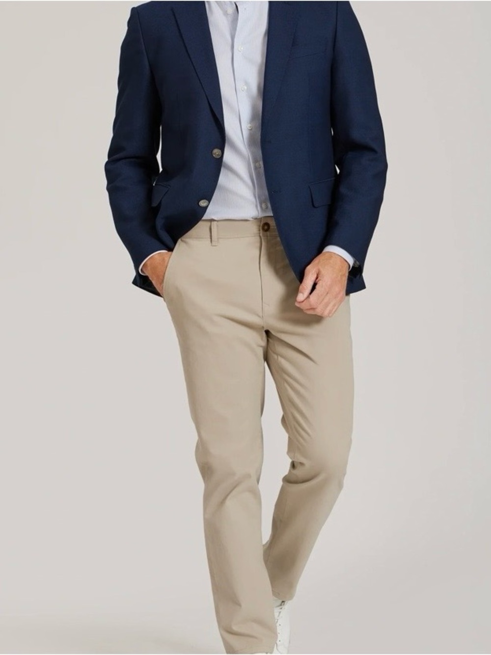 Mott & Bow Men’s Twill Chino Ecru 32x32 Excellent